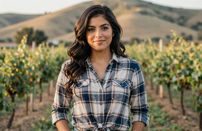 Maria, 33, Texas vineyard farmer from Fredericksburg in the Hill Country